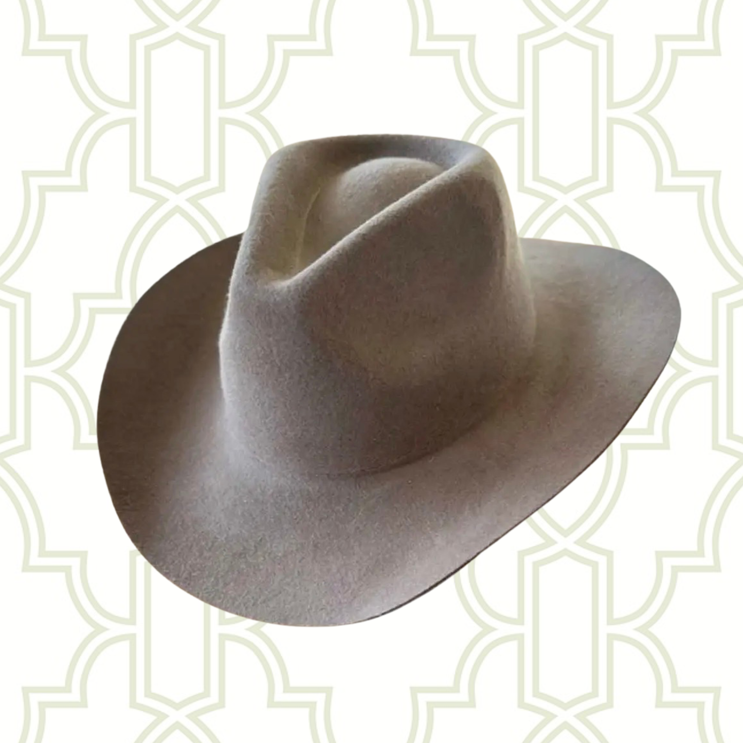 Dusty Taupe Wool Cowboy