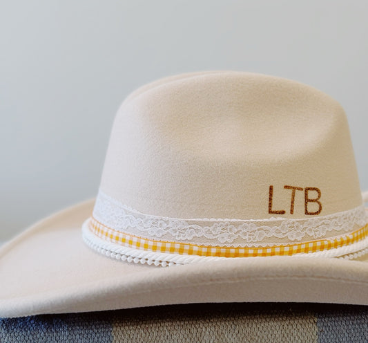 Cowboy Custom! (DM on Instagram @emmasloanehatco to personalize)
