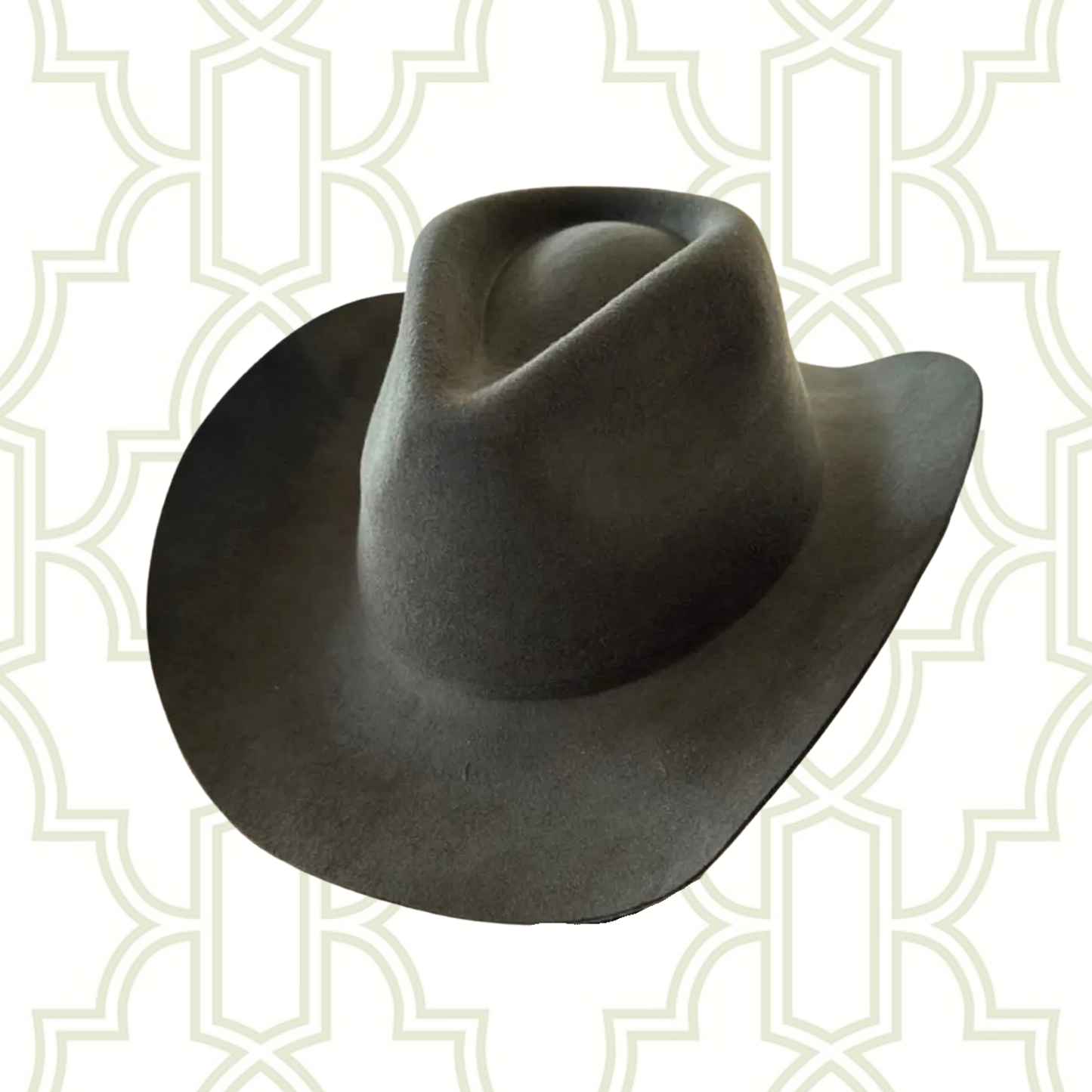 Olive Green Wool Cowboy